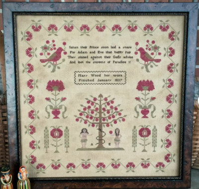 Mary Wood 1837 / Scattered Seed Samplers