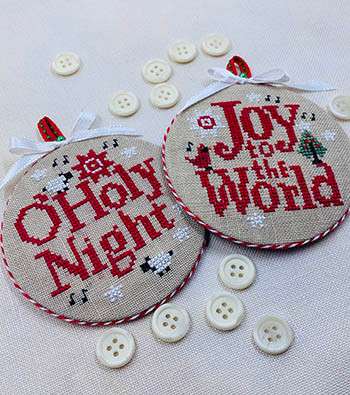 Joyful Christmas Ornaments 2025 / Stitches By Ethel
