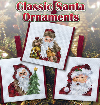 Classic Santa Ornaments  / Stoney Creek
