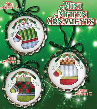 Mini Mitten Ornaments  / Stoney Creek