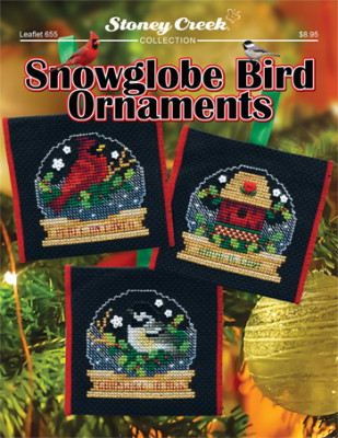 Snowglobe Bird Ornaments  / Stoney Creek