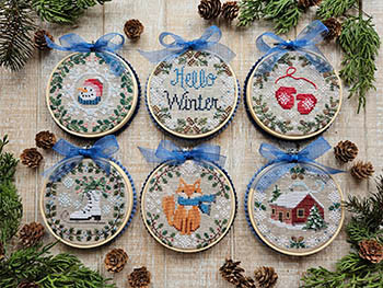 Winter Mini Rounds / Waxing Moon Designs