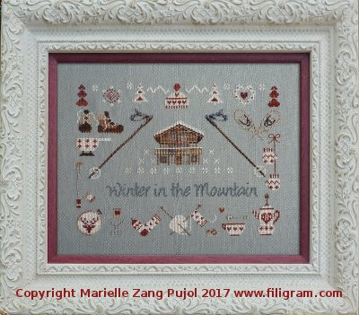 Winter in the Mountain / Filigram