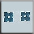4 Petal Flower Matte Aqua / Mill Hill / 12187