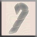 Candy Cane Matte Crystal / Mill Hill / 12282