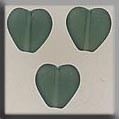 Channeled Heart Matte Tourmaline / Mill Hill / 12277