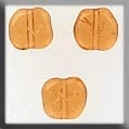 Flat Baroque BEAD Topaz / Mill Hill / 12253
