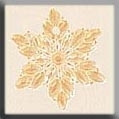 Medium Star Snowflake Glacier Blue / Mill Hill / 12164