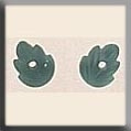 Petite Leaves Matte Tourmaline / Mill Hill / 12229