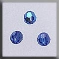 Round BEAD Sapphire AB / Mill Hill / 13020