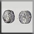 Round Cut lined BEAD Crystal/Silver / Mill Hill / 12248