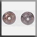 Round lined BEAD Goldstone Black / Mill Hill / 12279