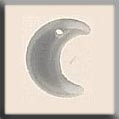 Small Crescent Moon Matte Crystal / Mill Hill / 12184