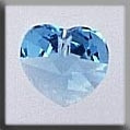 Small Heart Aquamarine / Mill Hill / 13038