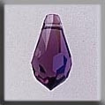 Very Small Teardrop Amethyst AB / Mill Hill / 13052