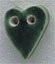 Small Country Green Folk Heart / Mill Hill / 86256MH