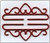Wrought Iron - Red Finish - 28cm (11") / 83228 WI