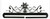 Lily Scroll Bell Pull - 12" / AM38022