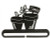 Flower Pot Split Btm - Charcoal - 6" / AM31802