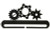 Gears Split Btm - Charcoal - 8" / AM29482
