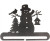 Frosty Snowman Split Btm - Charcoal - 12" / AM27712