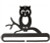 Whimsical Owl Split Btm - Charcoal - 6" / AM29182