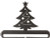 Christmas Tree Split Btm - Charcoal - 12" / AM26682