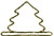 Brushed Gold Mini Tree - 3-1/4" / MHMMT1 Brushed Gold Mini Tree Met...