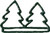Green Trees - 4-1/2" / MHMT Green Trees Metal 4-1/2" o...