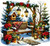 Winter In The Garden Magnet / 25-1518.