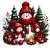 Snowmen Family Magnet / 25-1517.