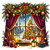 Christmas Window Celebrations Magnet / 25-1076.