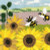 Sunflower Fields - Silken Scenes by Kate Heiss / BTSSKH4