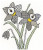 Daffodil - Blackwork 
 by Eleanor Friston / BTXBW7