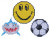 Smile- Sparkle Stickers (3 designs) / NADD404