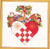 Christmas Heart Ornament / 7712868 WI