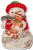 Snowman with Gingerbread by Jim Shore (2024) / JS202415