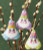 Easter Bunny with Bow - Set of 3 / 013446 WI