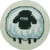 Sheep Front Badge / 022195 WI