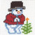 Snowman with Spruce / 140202 WI