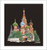 St. Basils Cathedral Moscow 
 aida black / GOK513B