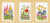 Flowers & Ladybugs (Set of 3 Mini Kits) / PNV147093