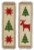 Checkered Christmas Tree Bookmark Set of 2 / PNV147559