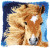 Brown Horse - Latch Hook Cushion / PNV149848
