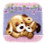 Cuddling Dogs Latch Hook Rug / PNV155031