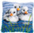 Ducklings in the Water - Cushion - Latch Hook / PNV155996