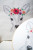 Deer with Flowers - Embroidery / PNV170263