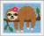 Sweet Sloth - Long Stitch / PNV178725