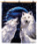 Howling Wolves Latch Hook Rug / PNV179796