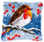 Robin in Winter - Latch Hook - Cushion / PNV186012